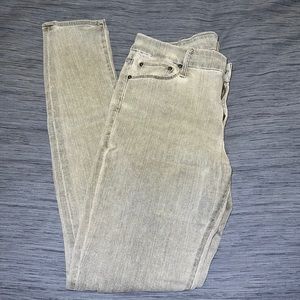 Mother Gray stretch skinny jeans 31